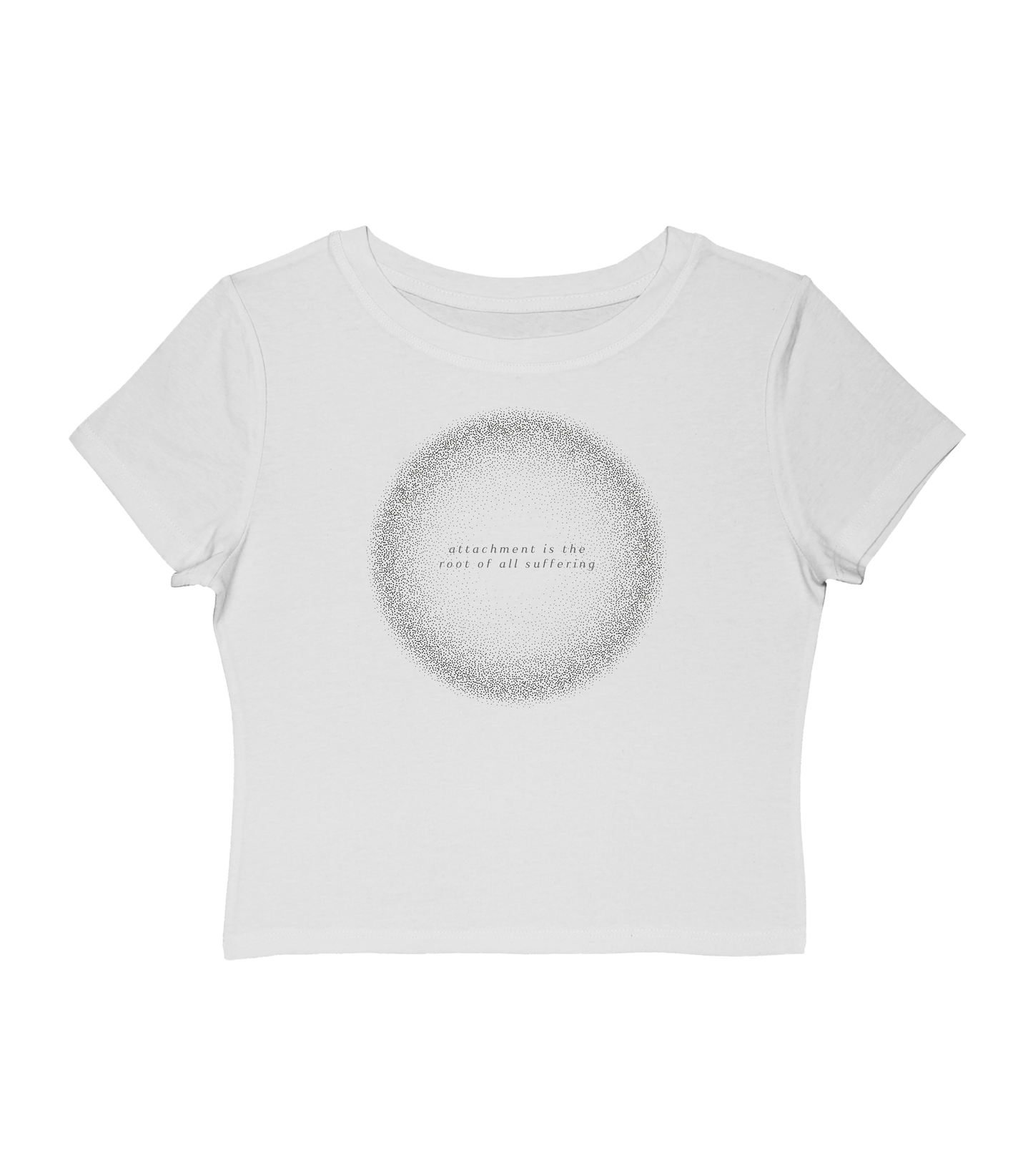 Attachment is the root of all suffering - Whimsical Ethereal Baby Tee