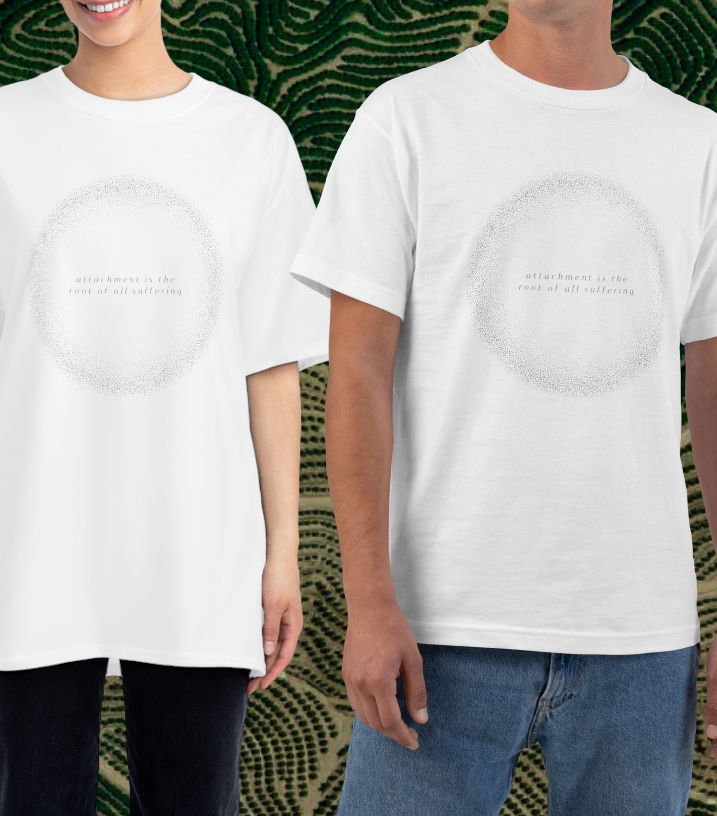 Attachment is the root of all suffering - Oversized Ethereal Tee Unisex