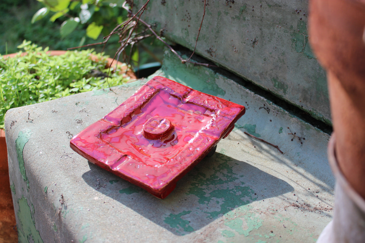 Rosso Scuro Handmade Ashtray