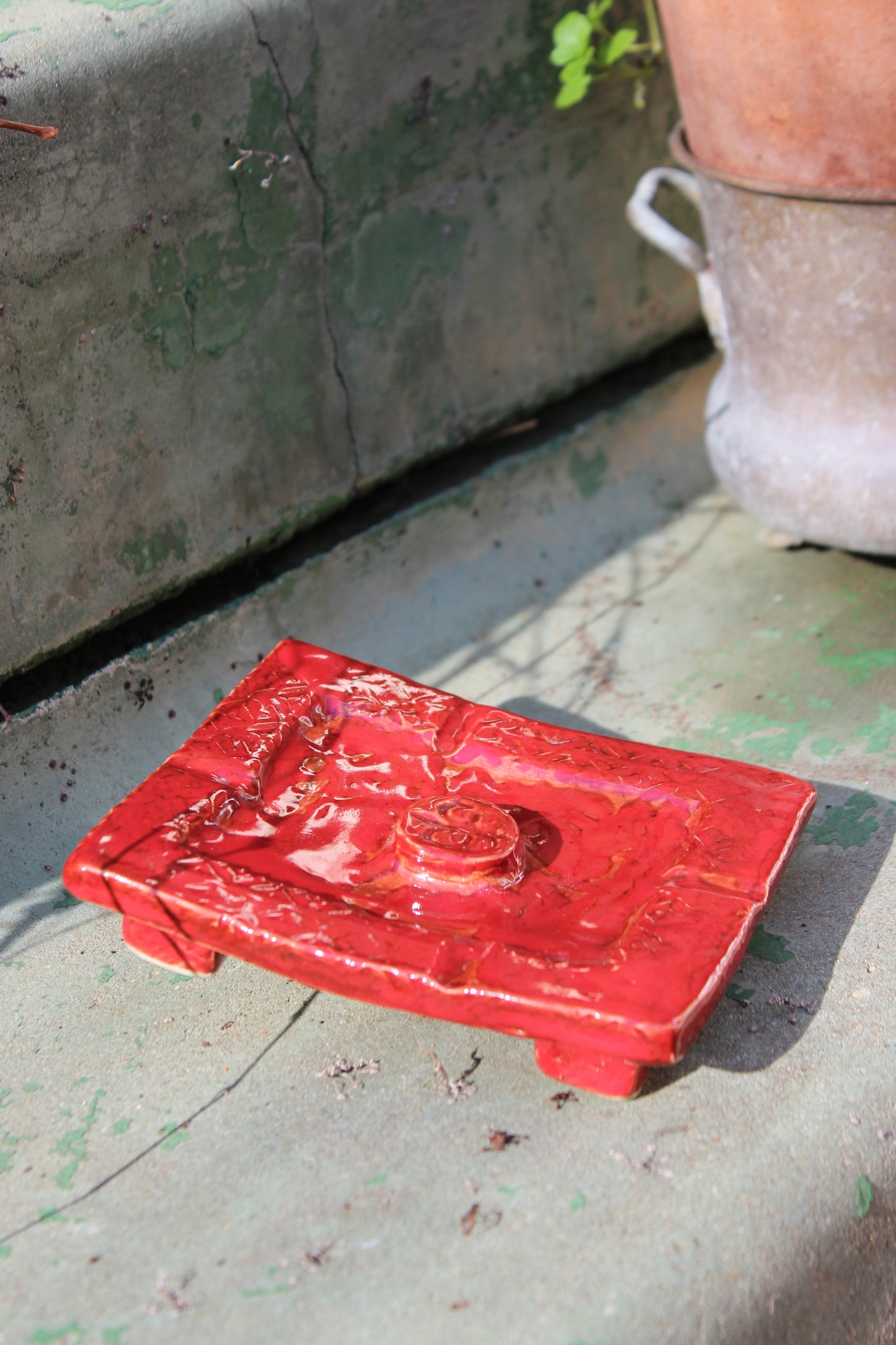 Rosso Scuro Handmade Ashtray