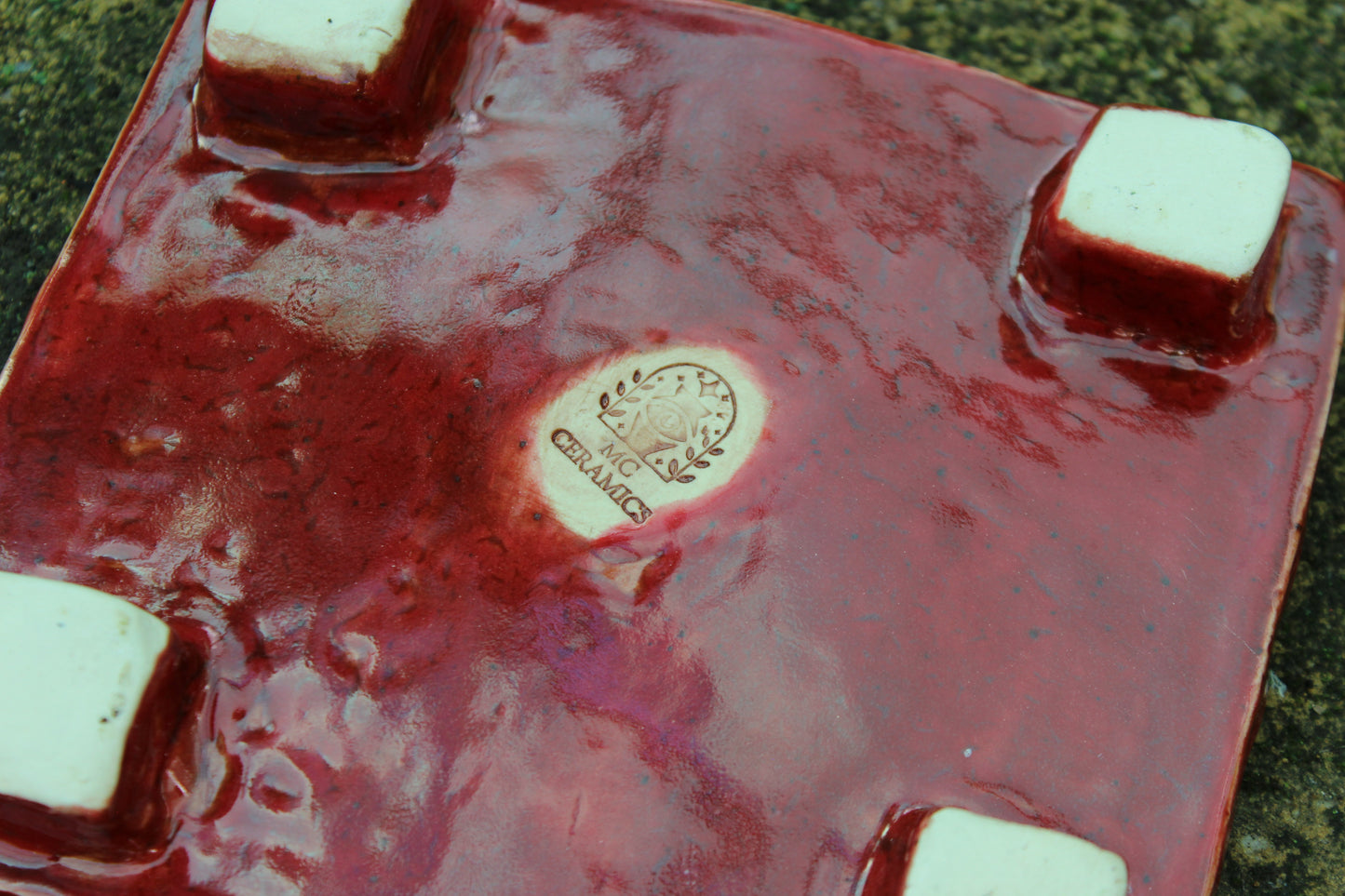 Rosso Scuro Handmade Ashtray