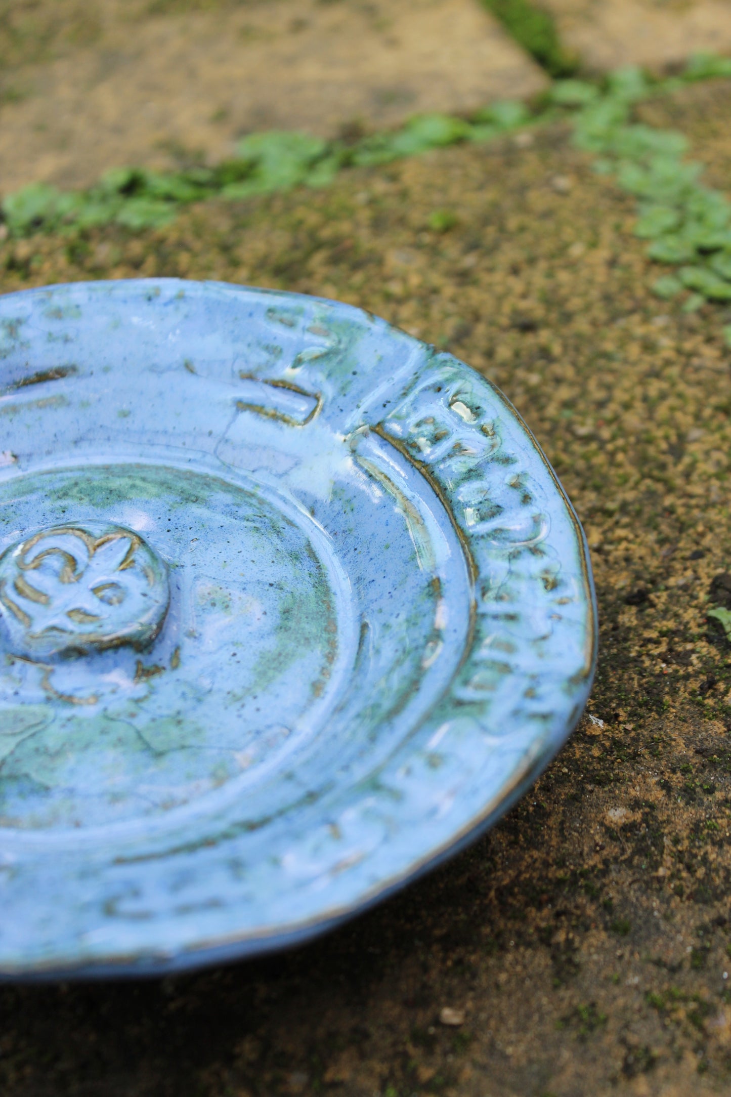 Azzurro Handmade Round Ashtray