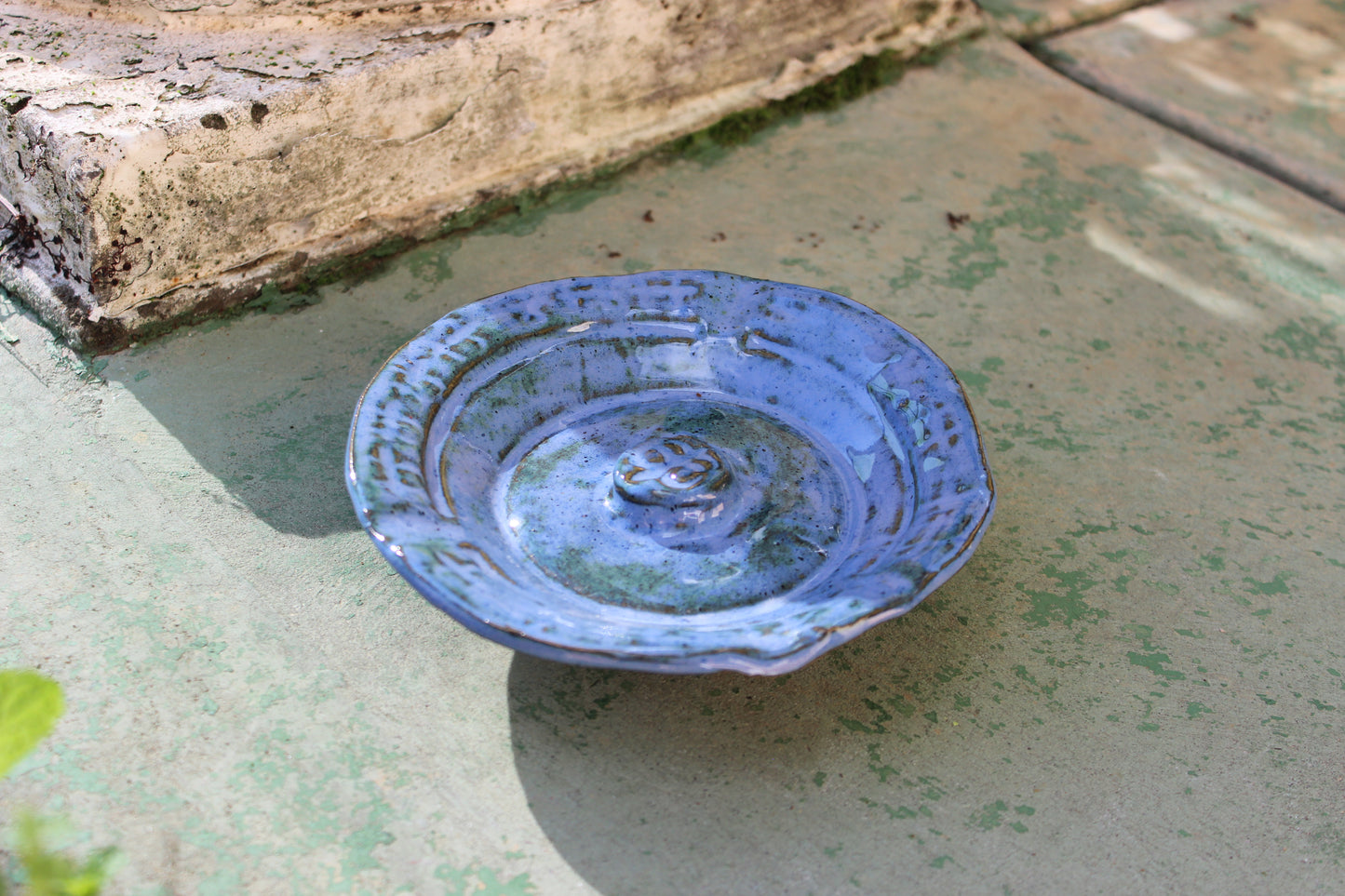 Azzurro Handmade Round Ashtray