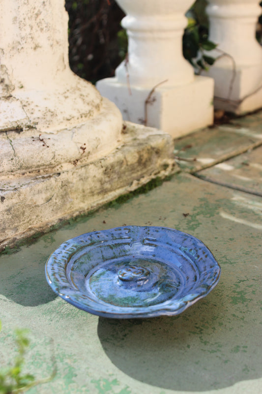 Azzurro Handmade Round Ashtray